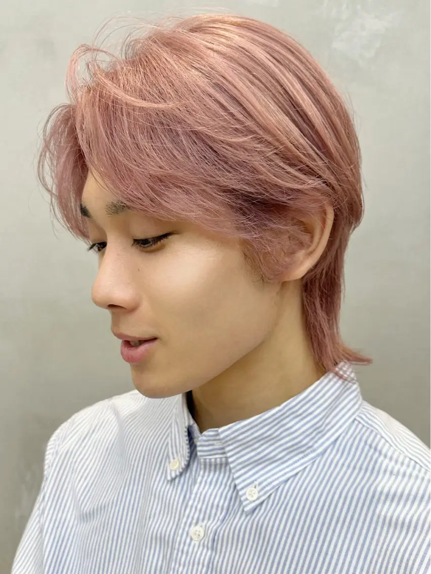 【メンズ限定／調布/ブリーチオンカラー募集✨】透明感UPの写真