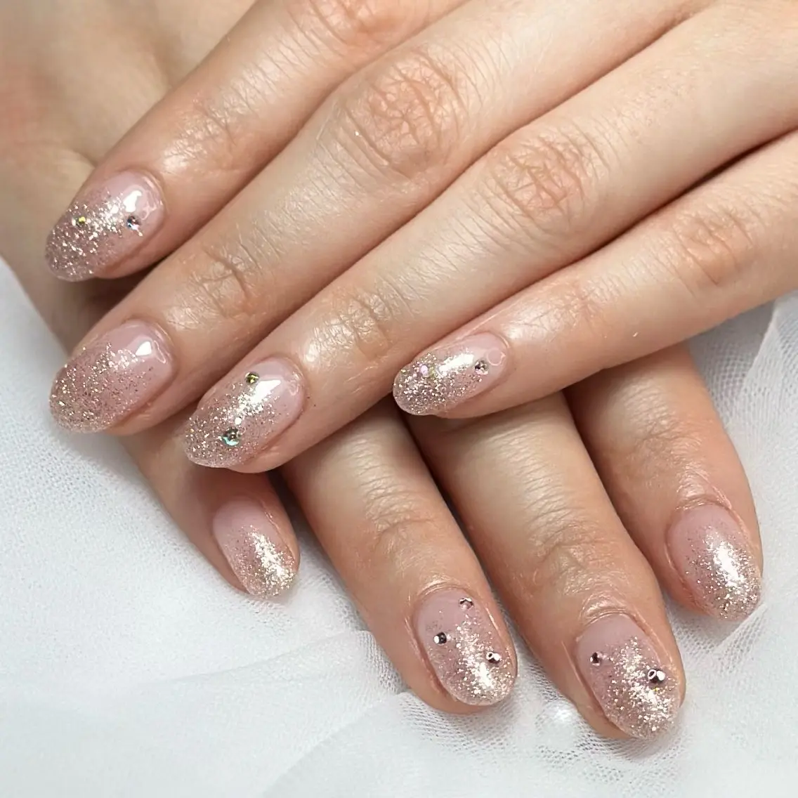 ネイル グラデーション ラメ(グリッター) ラメグラデーション stella. nailのネイルデザイン