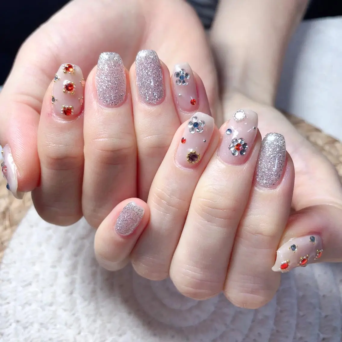 ネイル ハンドネイル M 🌷Nail 長さだし専門店のネイルデザイン