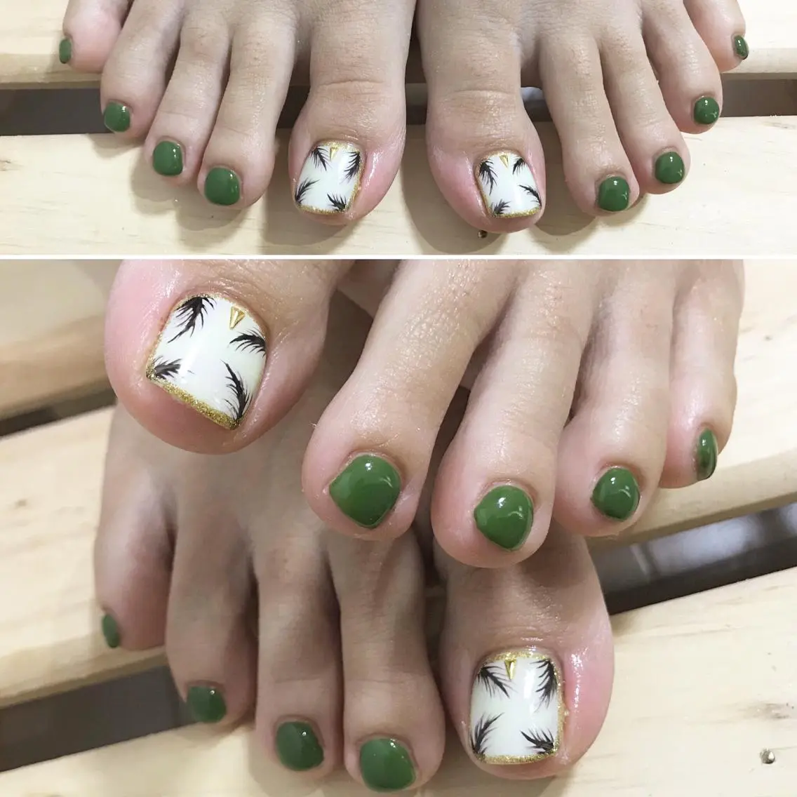 ネイル フットネイル シンプルネイル 春ネイル 夏ネイル ホワイト nail fufla ♡yamane♡のネイルデザイン