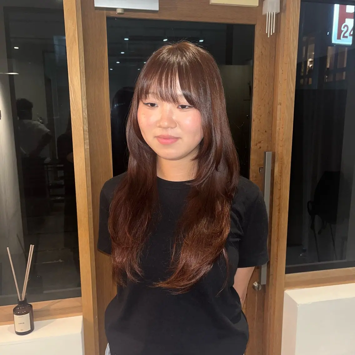 ロング 、 ハルナのヘアスタイル