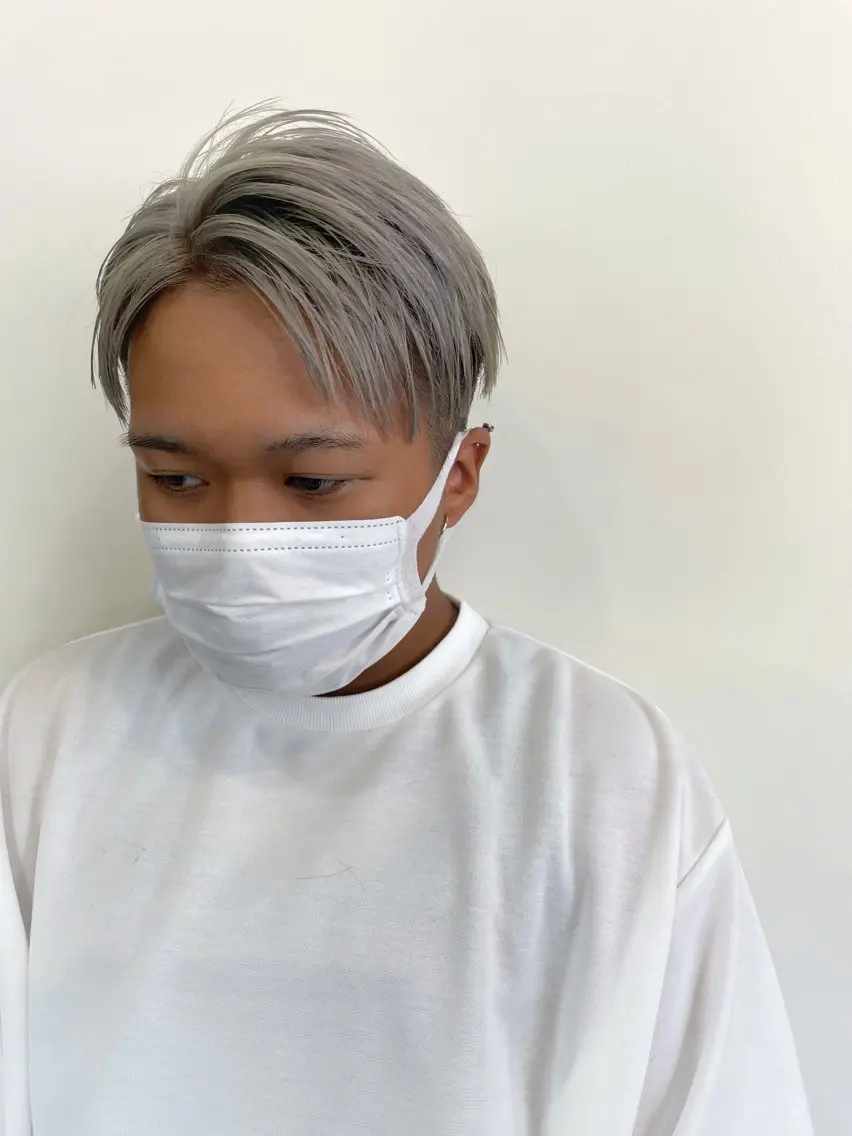 ショート カラー メンズ カット ヘアカラー トリートメント メンズ特化🟡個室 口コミ高評価🟡三澤のヘアスタイル