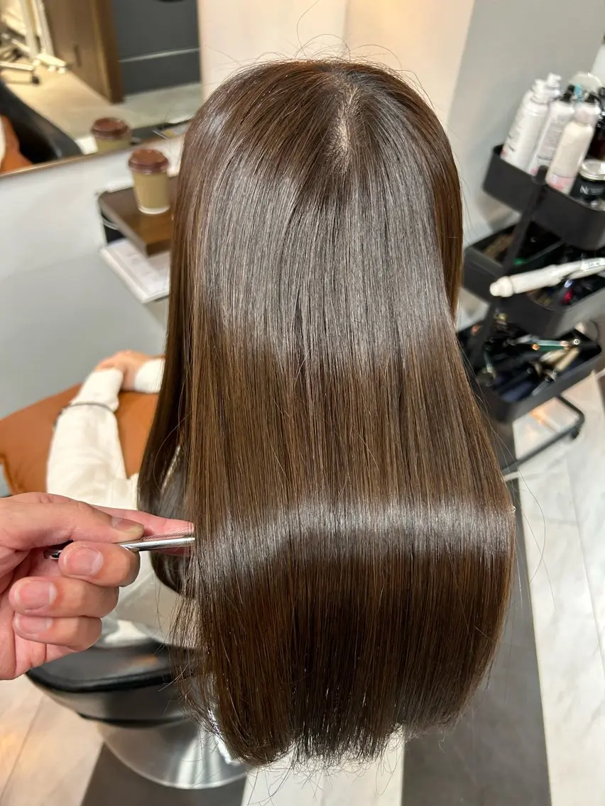ロング 髪質改善 トリートメント トリートメント 圧倒的髪質改善 ✂︎飯島悠介のヘアスタイル