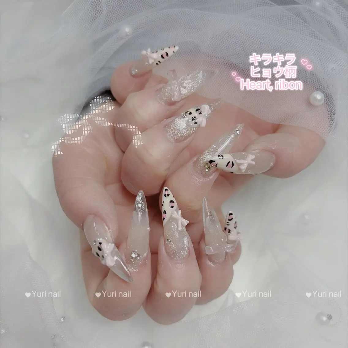 ネイル アートネイル 長さ出し フラッシュネイル ジェルネイル 韓国ネイル ハンドネイル Yuri.nail studioのネイルデザイン