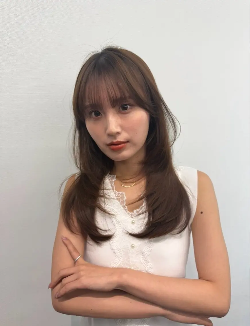 ロング レイヤーカット モデル様募集中✨ Tomoharuのヘアスタイル