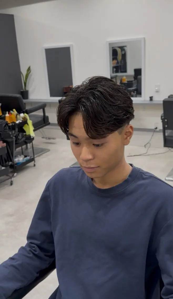 パーマ メンズ 谷口 匠のヘアスタイル