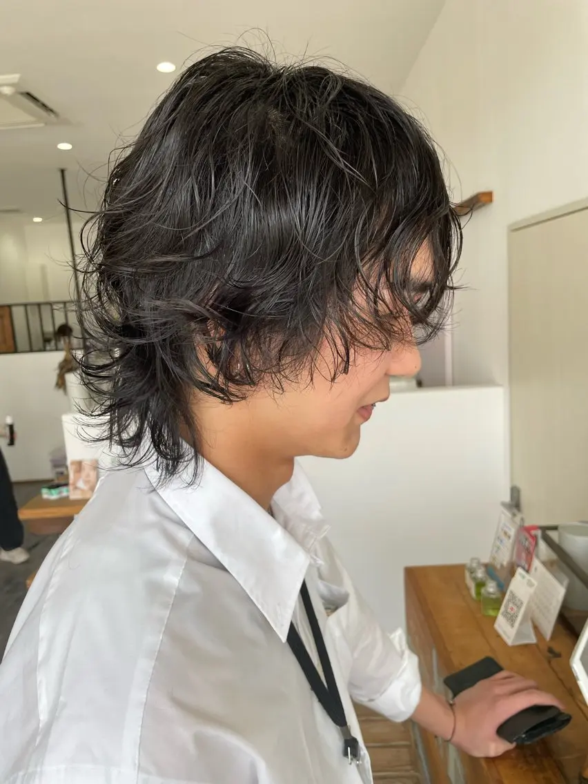 パーマ メンズ メンズパーマ ende. ハルタのヘアスタイル