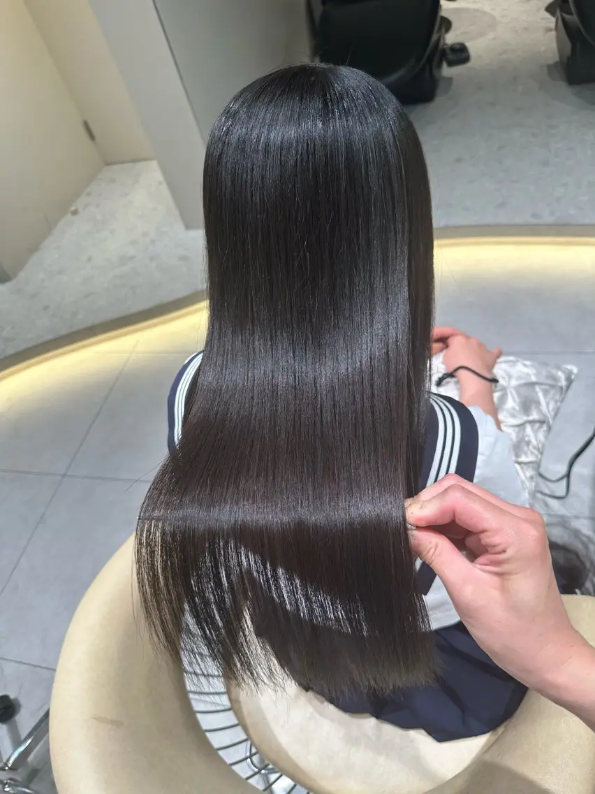 ロング カット 縮毛矯正 トリートメント 🌈Hiroki🌈 福岡の愛され美容師のヘアスタイル