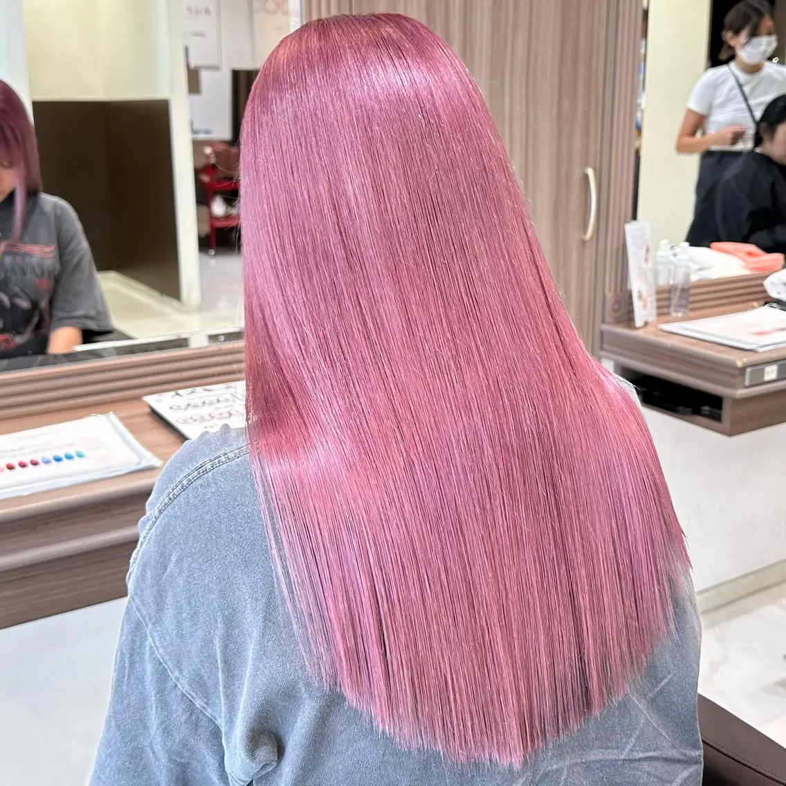 ロング カラー ブリーチ ブリーチなしカラー 𓍯暖色/韓国風 田中沙羅‎𓍯のヘアスタイル