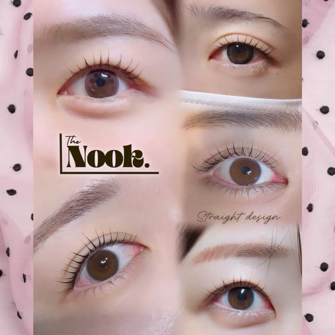 マツエク・マツパ マツパ The Nook. Kannaのマツエク・マツパデザイン