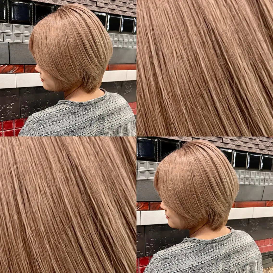 ショート カラー 問屋町のブリーチデザ イン屋さん🌈ゆうまのヘアスタイル