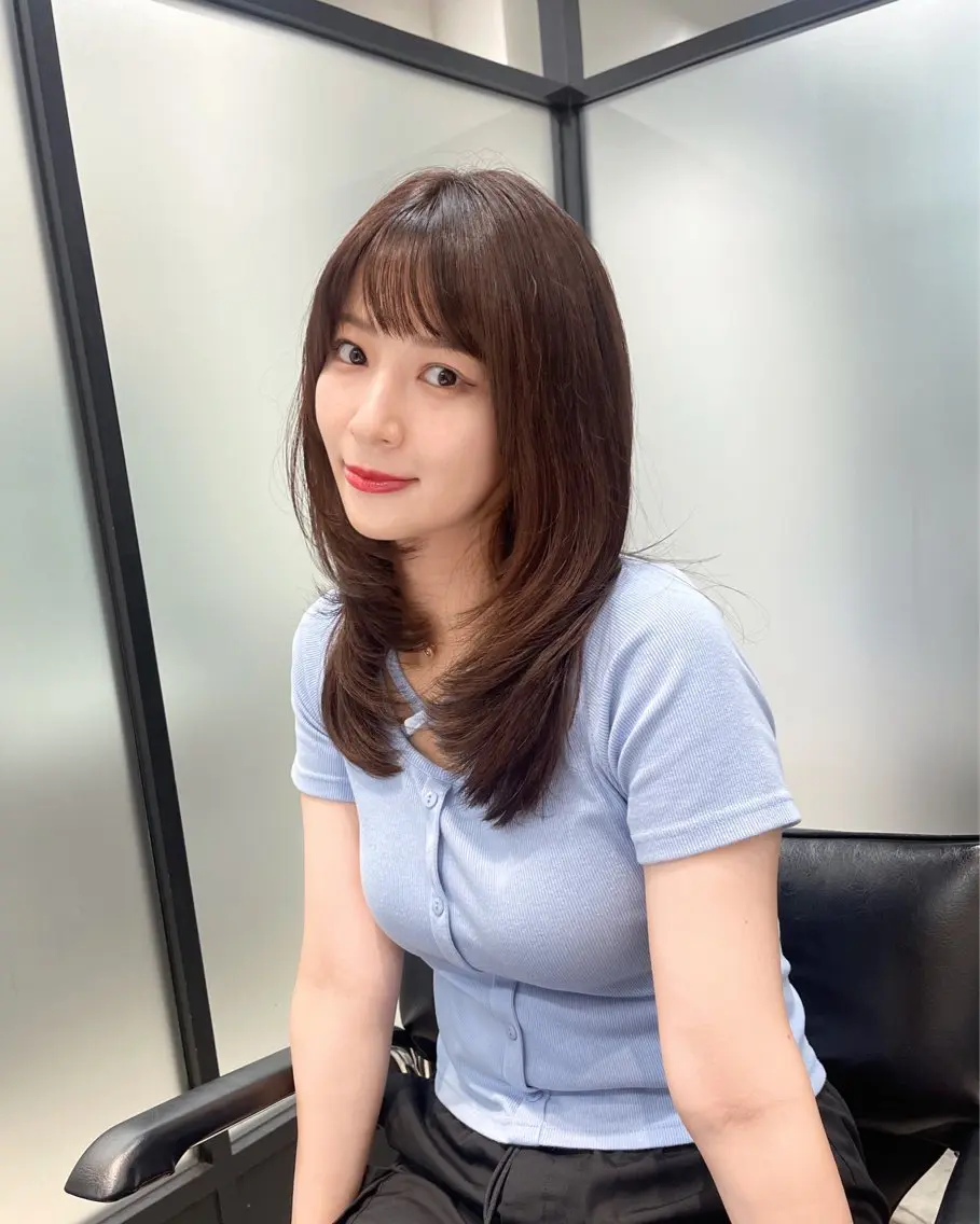 ヘアアレンジ カット ヘアカラー トリートメント 韓国レイヤーカット 髪質改善▫️水野有真のヘアスタイル