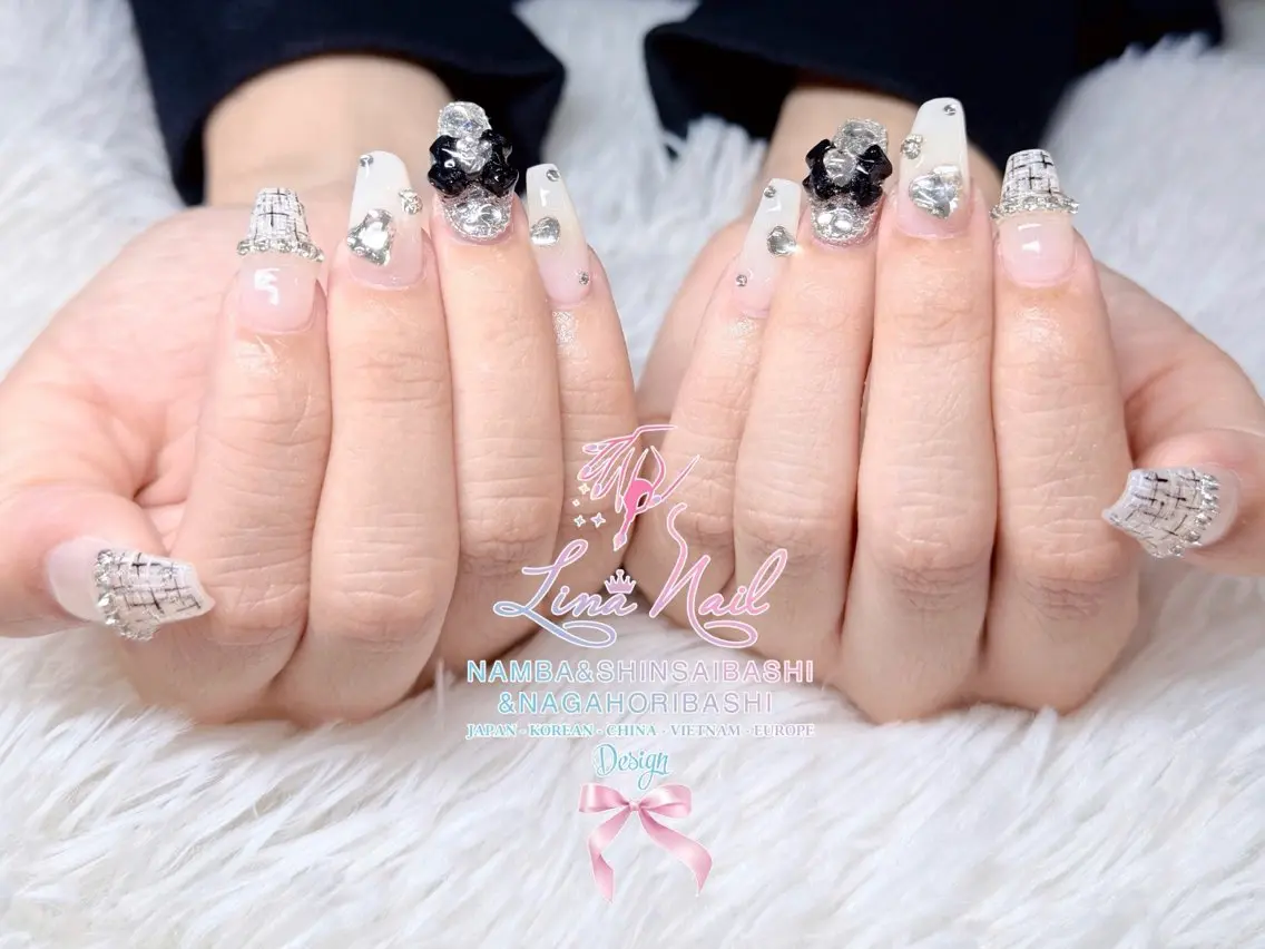 ショート ハンドネイル Linanail Nambaのマツエク・マツパデザイン
