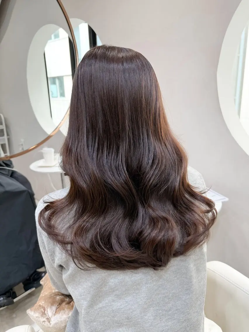 セミロング カラー カット ヘアカラー トリートメント ミディアム/顔周り/ ベージュ🌼mayuのヘアスタイル