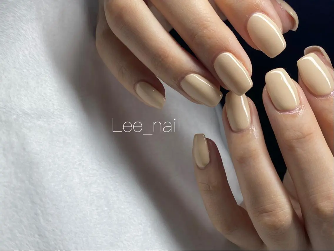 ネイル ワンカラーネイル ハンドネイル Lee_ nailのネイルデザイン