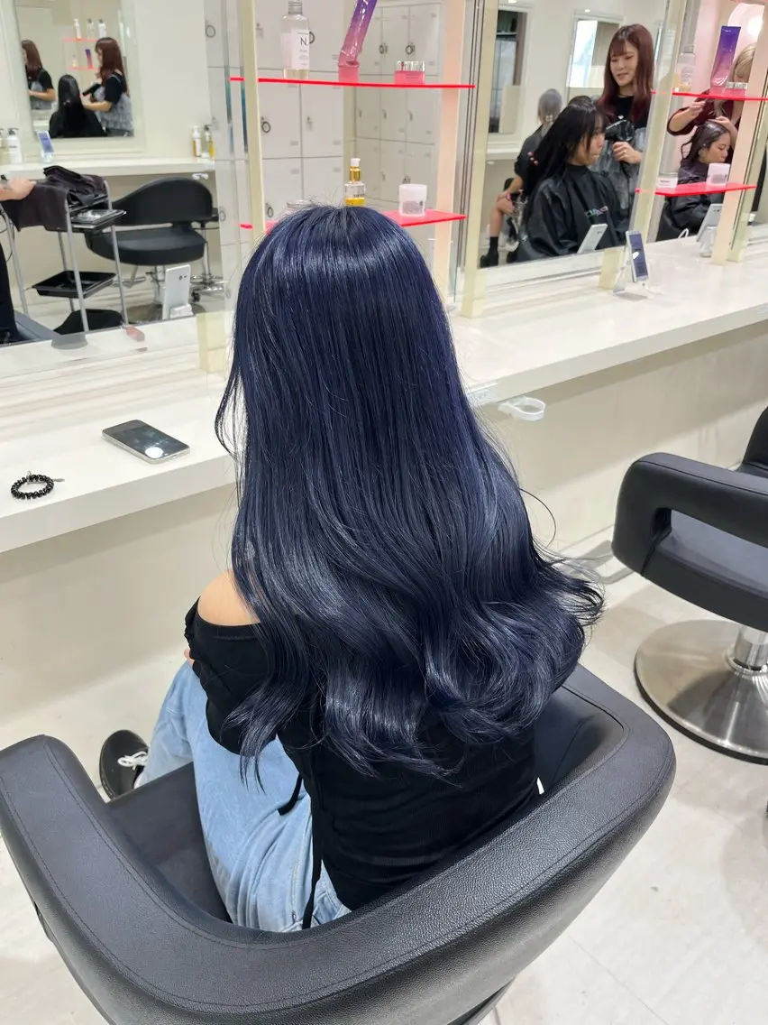 ロング カラー ヘアカラー 💟RINNA 艶カラー💟のヘアスタイル
