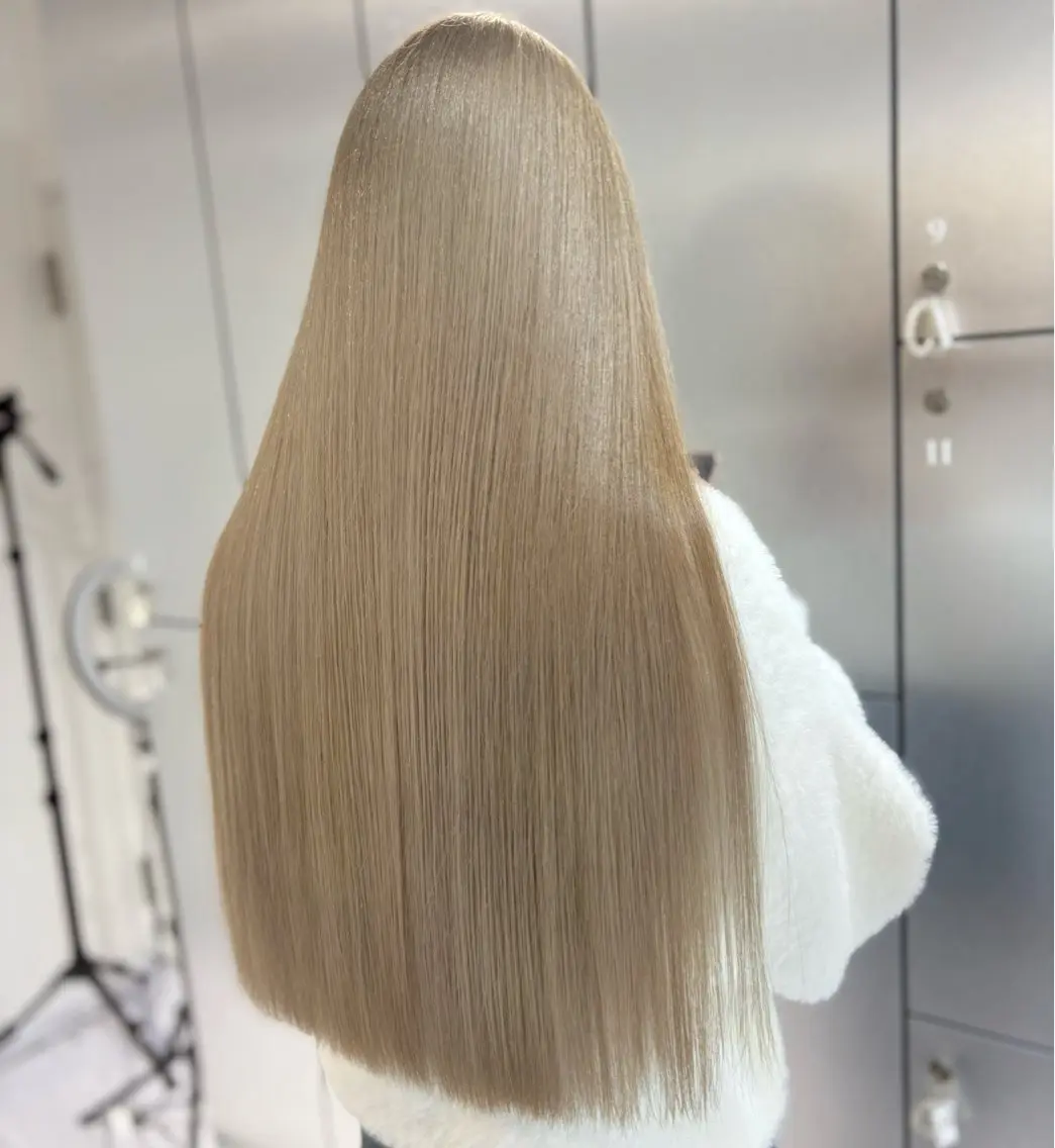 🎨ケアブリーチ+オンカラー ¥9,000ブリーチ+カラーで理想の色味に💖定番人気メニュー!の写真