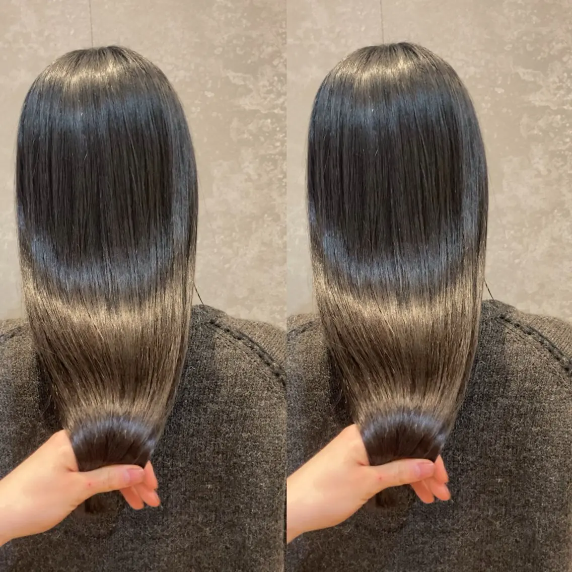 セミロング 髪質改善 トリートメント み うのヘアスタイル
