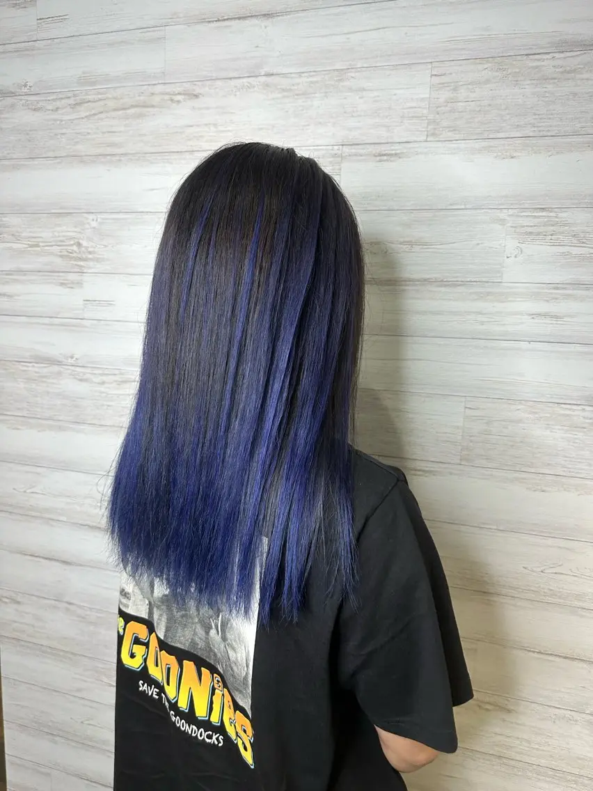 カラー バレイヤージュ ブリーチ ハイトーンカラー AWANIKO 浦添店のヘアスタイル