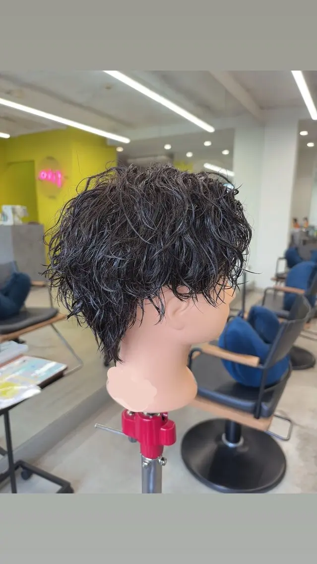 パーマ メンズ メンズパーマ パーマ 鈴木 ちさきのヘアスタイル