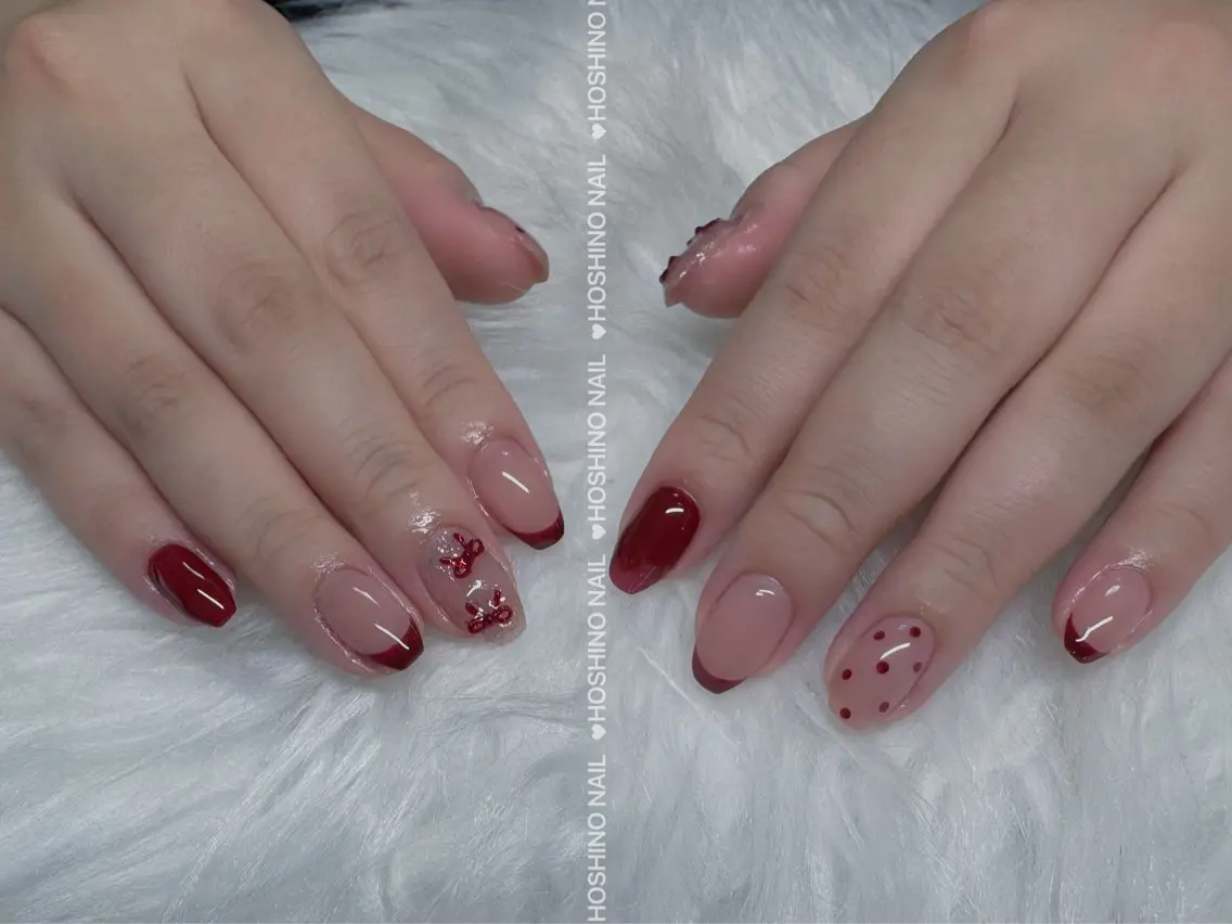 ネイル HOSHINO NAIL_長さだしのネイルデザイン