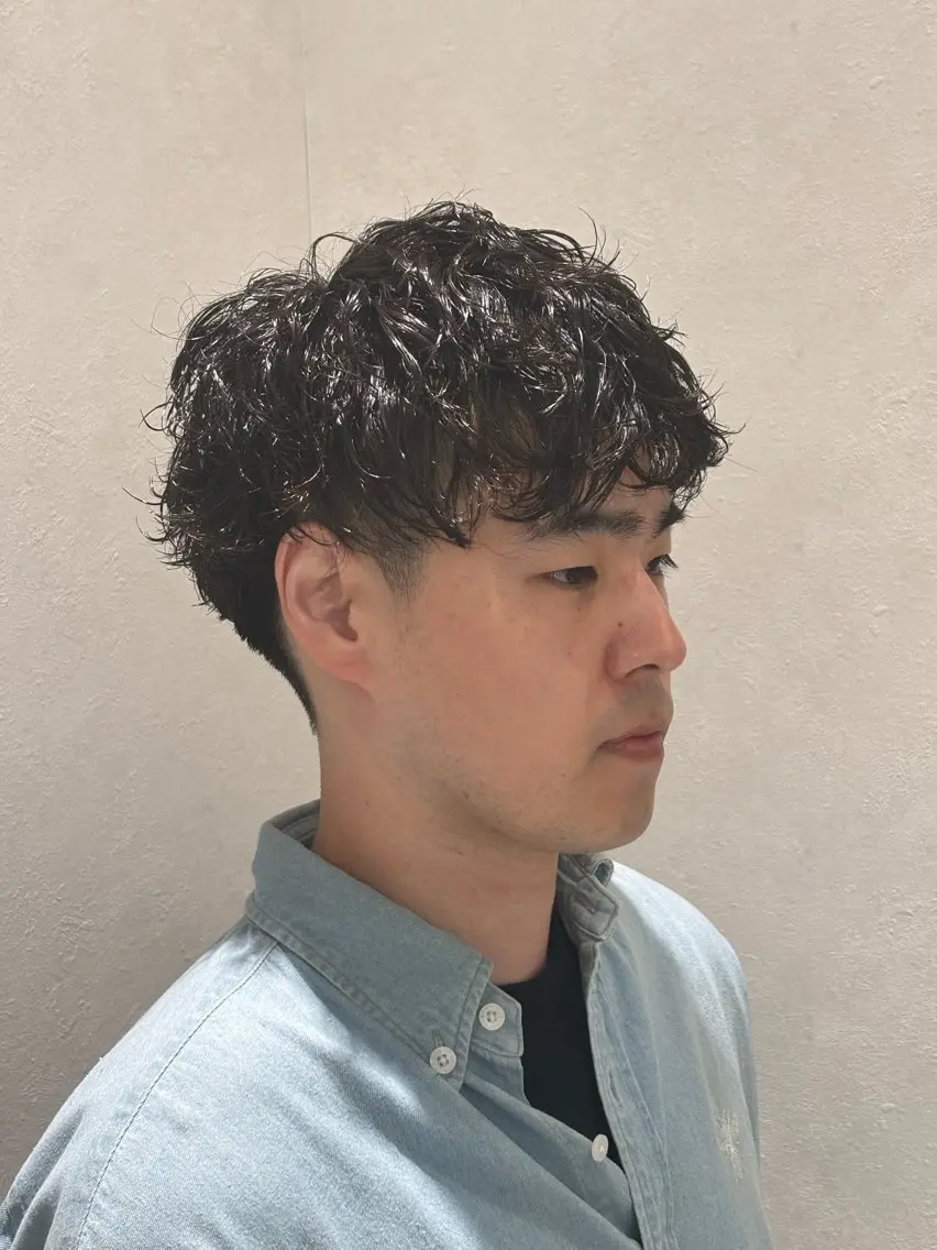ショート パーマ メンズ 山田 ひかりのヘアスタイル