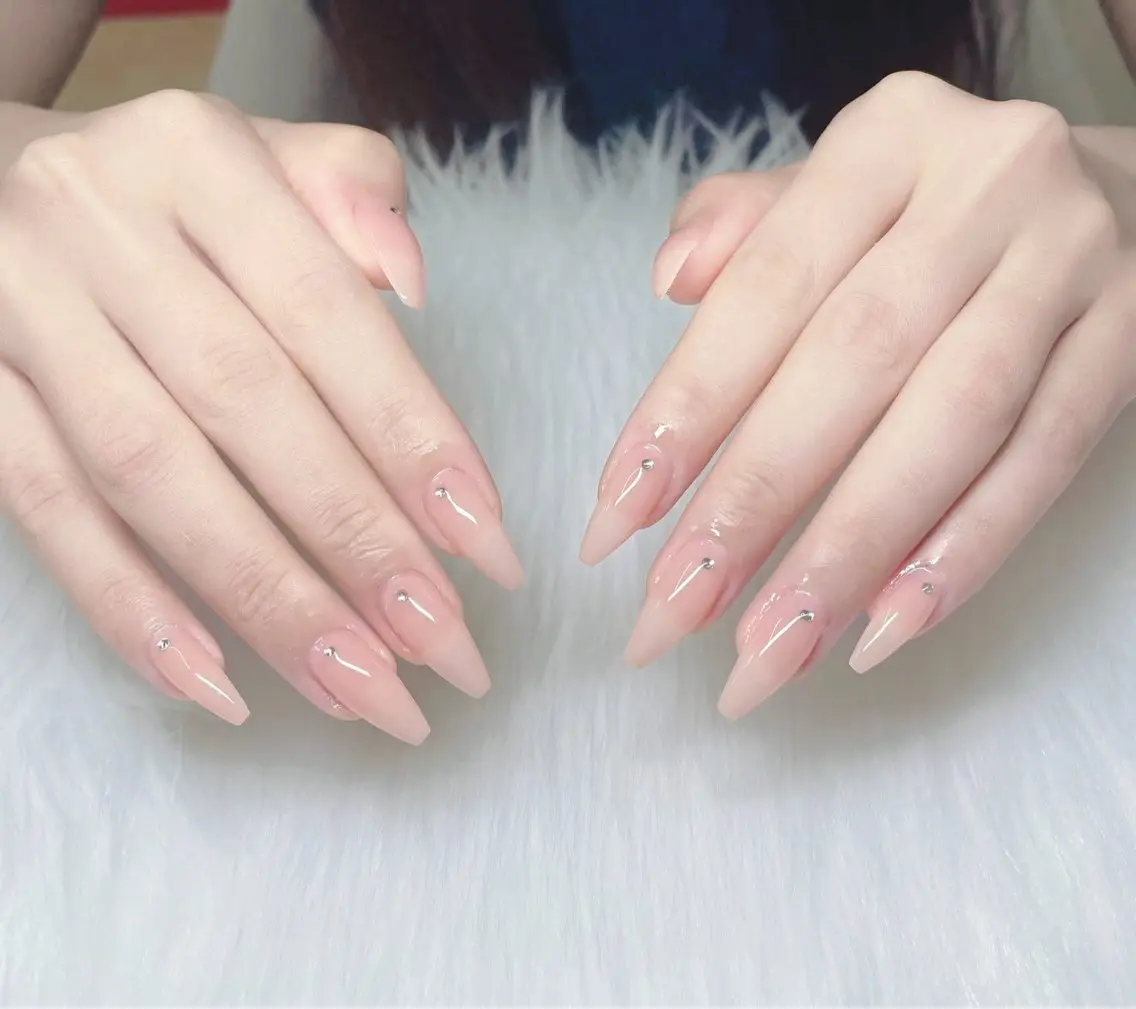 ネイル ジェルネイル 韓国ネイル ワンカラーネイル シンプルネイル ワンホンネイル ハンドネイル GOHOUBI Nail 心斎橋店のネイルデザイン