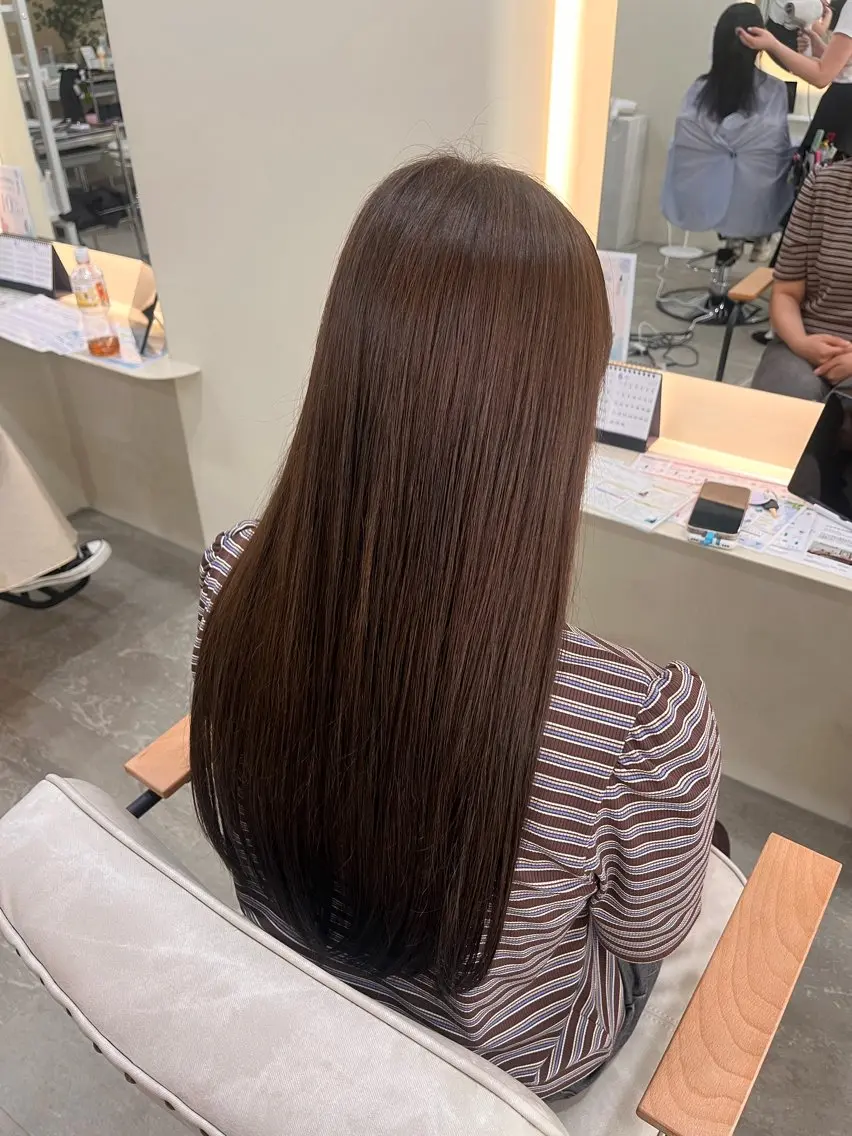 ロング トリートメント haruhi/艶髪 ☀️透明感カラーのヘアスタイル