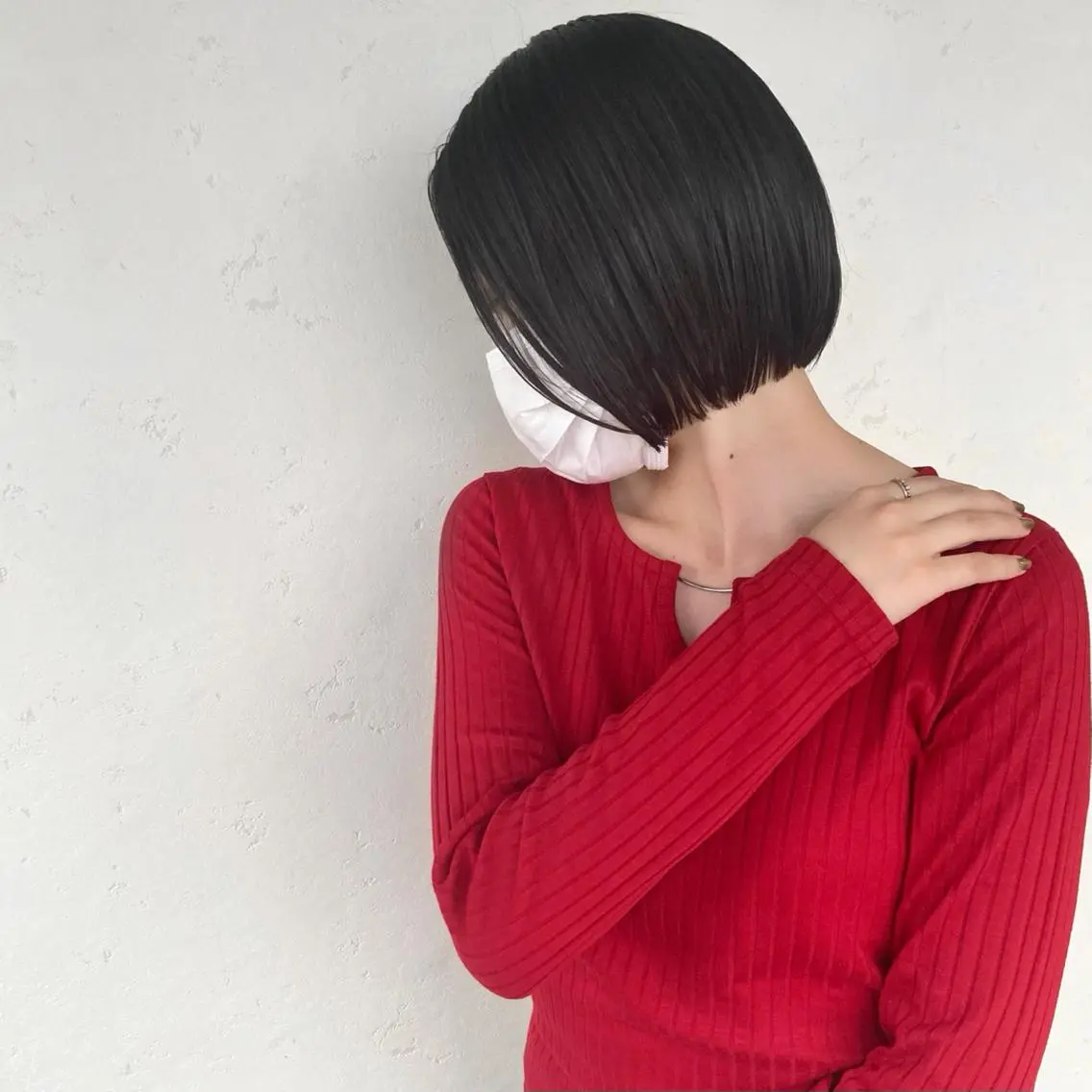 ショート カラー 前下がりボブ アッシュ ベージュカラー 透明感カラー ハイライトカラー ➖石江 雷蔵➖のヘアスタイル