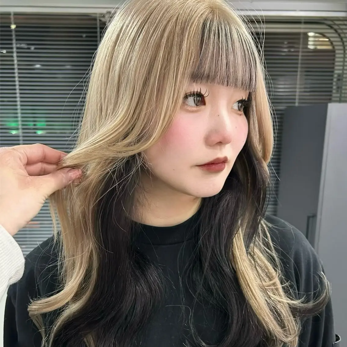 ロング ヘアカラー 【ピンク/ラベンダー 】mao🐩💜のヘアスタイル
