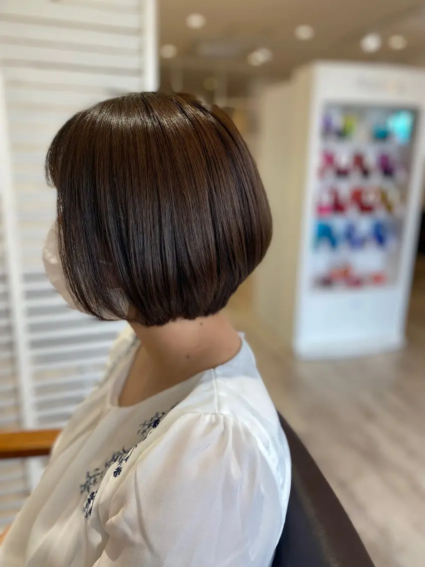 ショート ボブ レイヤーカット 【ミルメルシー】 HARUKAのヘアスタイル