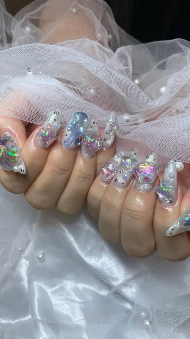ネイル 持ち込み ハンドネイル フットネイル ailed'Ange 🍒miuのネイルデザイン