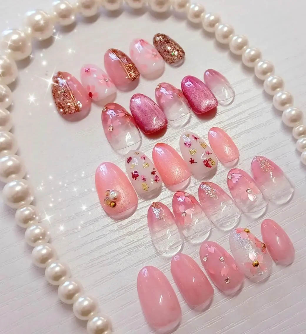 ネイル アートネイル 春ネイル ハンドネイル Micky nail chikushinoのその他イメージ