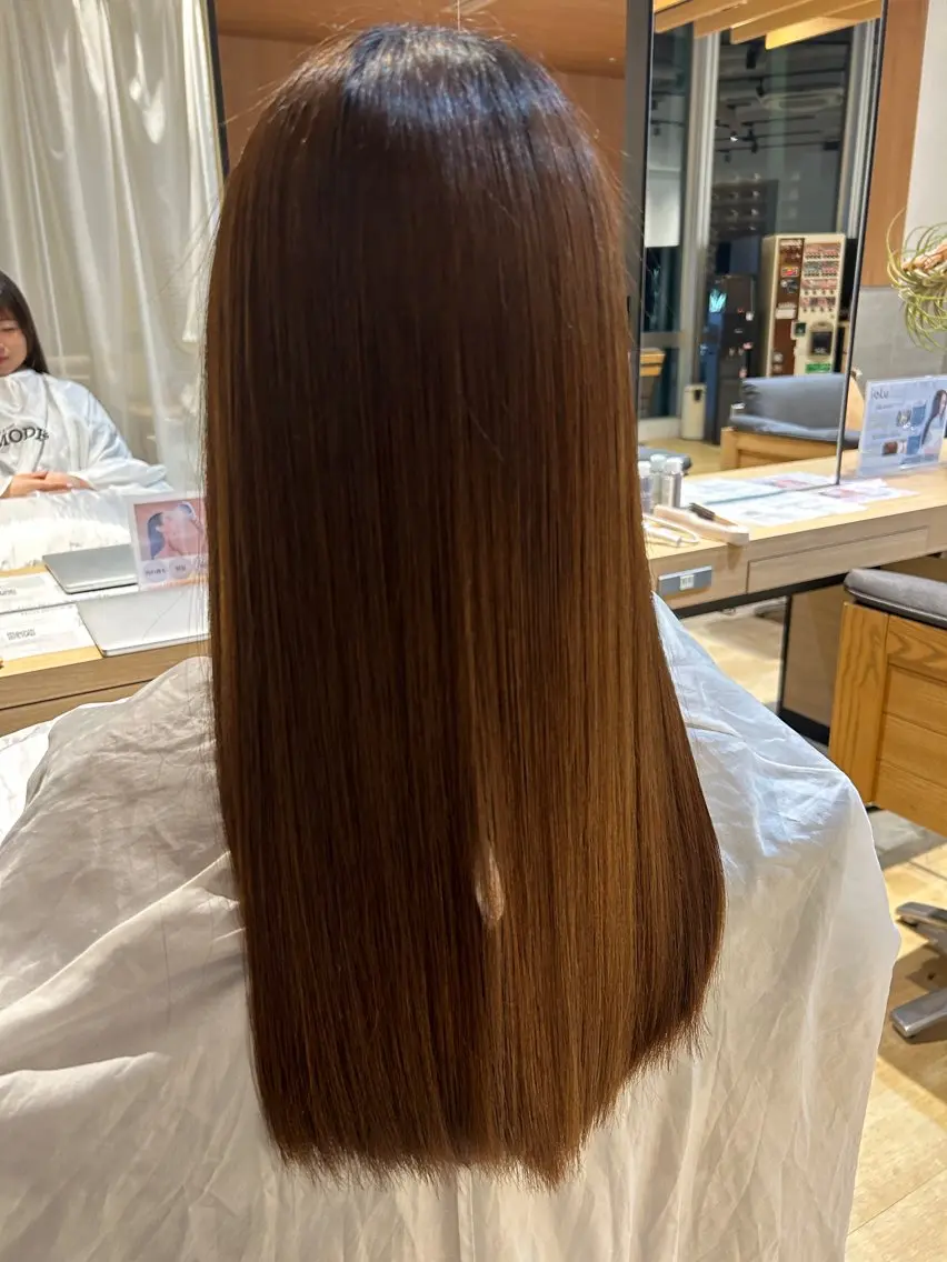 セミロング カラー パーマ ヘアアレンジ キッズ カット トリートメント 美髪形成!色素改善! 秋田 和輝のヘアスタイル