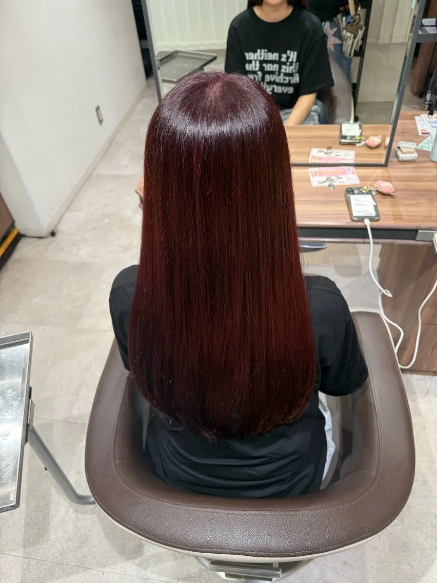 ロング カラー ヘアカラー AKAZAWA MIKUのヘアスタイル