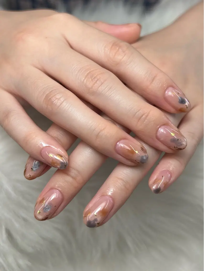 ネイル 長さ出し ジェルネイル スカルプネイル ネイルチップ xinh nailsのネイルデザイン