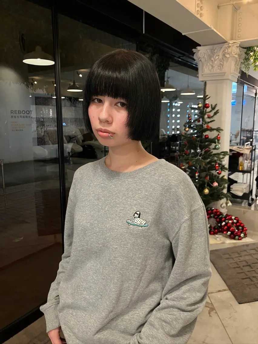 ショート カラー カット ヘアカラー トリートメント Hanaka🪷 ニュアンス×レイヤーのヘアスタイル