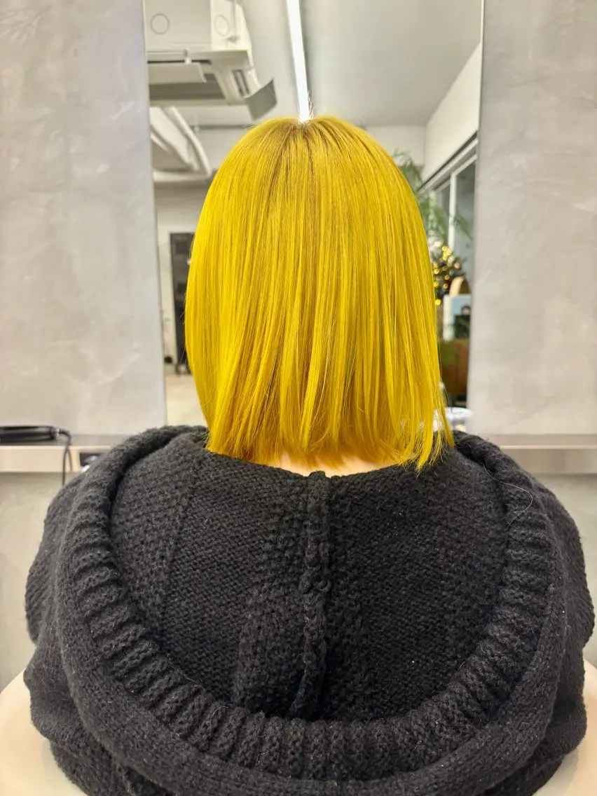 カラー ヘアカラー 大西 凪海のヘアスタイル