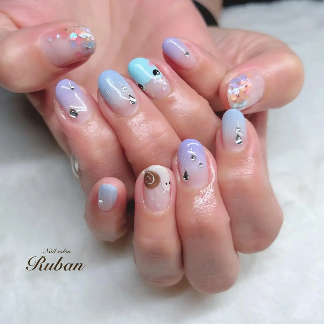 ネイル グラデーション Nail salon Rubanのネイルデザイン