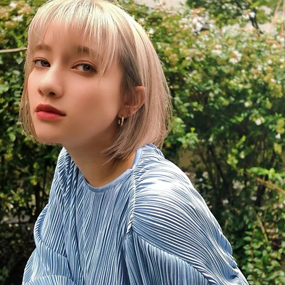 酸性ストレート+1100円で可能です!ロング+3000円/ボブ+1500円の写真