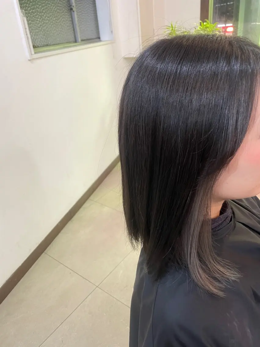 19、20日空き🙆♀️切りっぱなしボブカット➕フルカラー➕トリートメント✂️✨🫧の写真