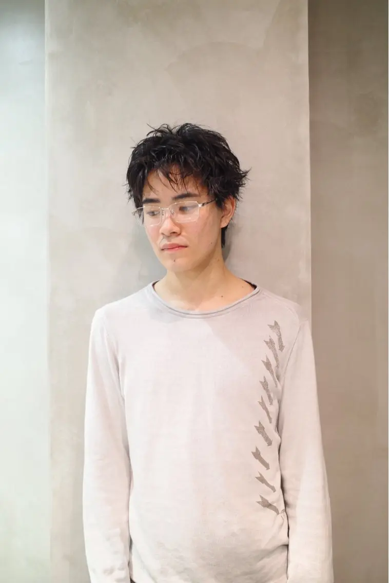 ショート パーマ カット パーマ 八原 良来のヘアスタイル