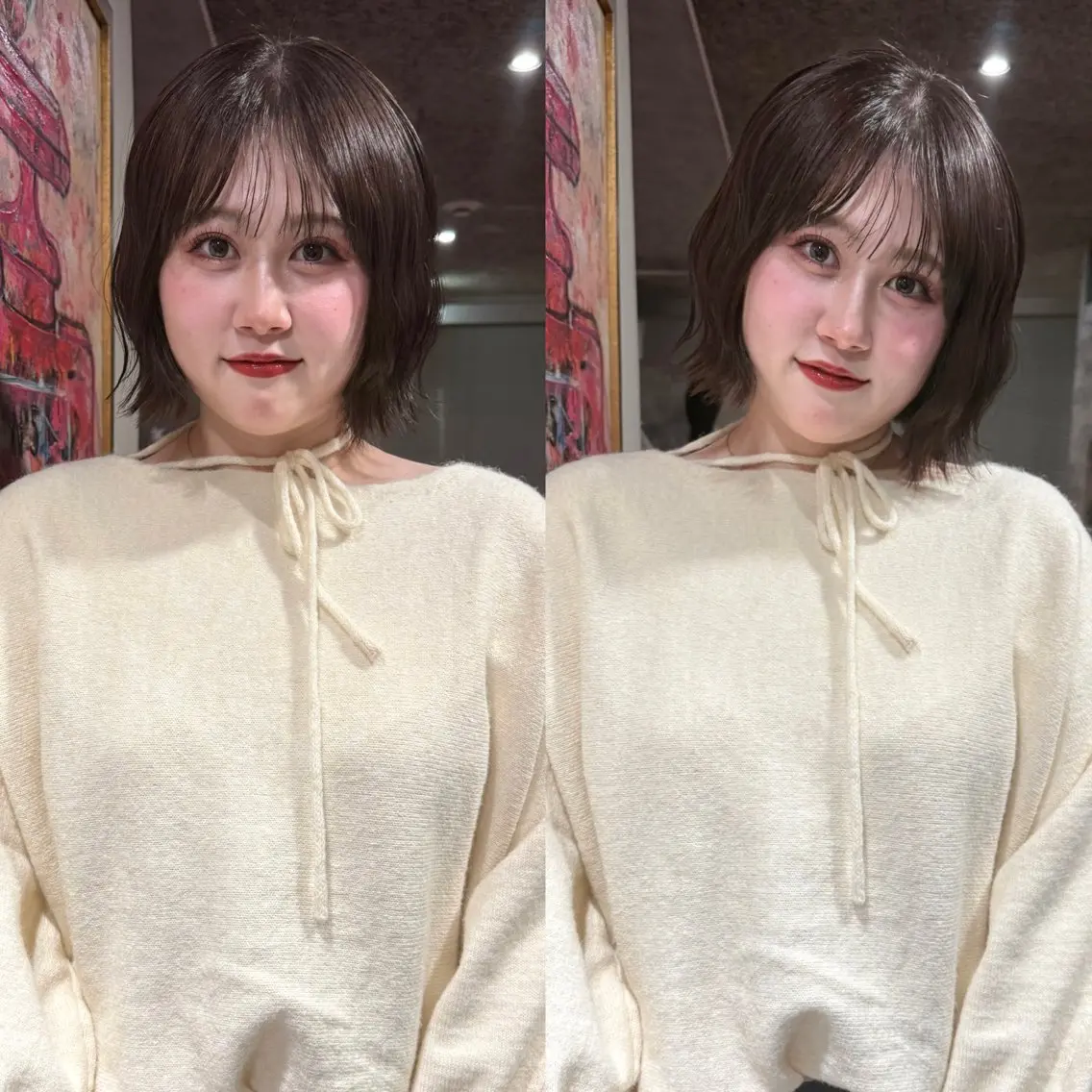 ショート カラー カット ヘアカラー トリートメント mai / linoah˚✧のヘアスタイル