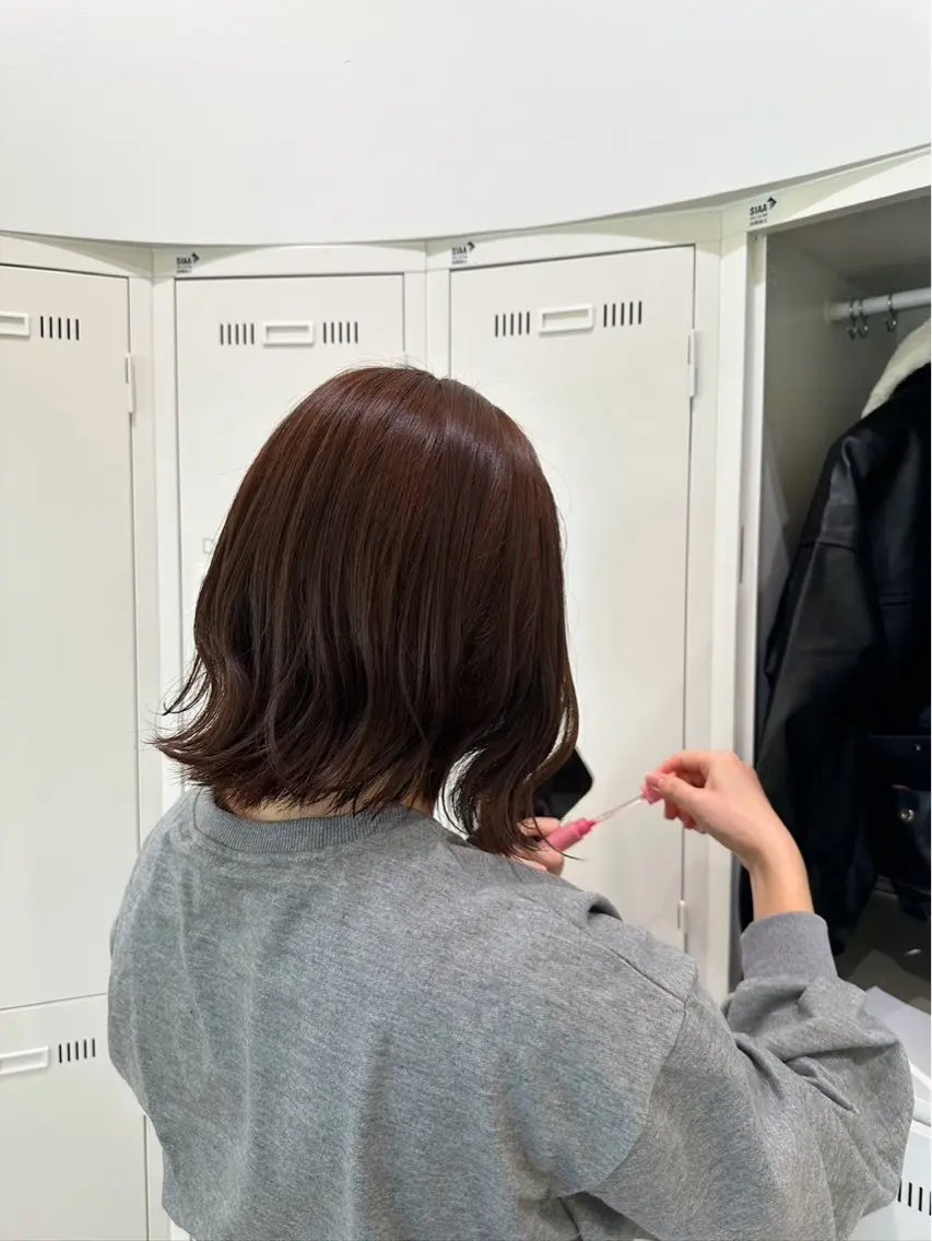 ミディアム カラー ヘアカラー 🪐💫レイヤー/ 似合わせ/あやねのヘアスタイル