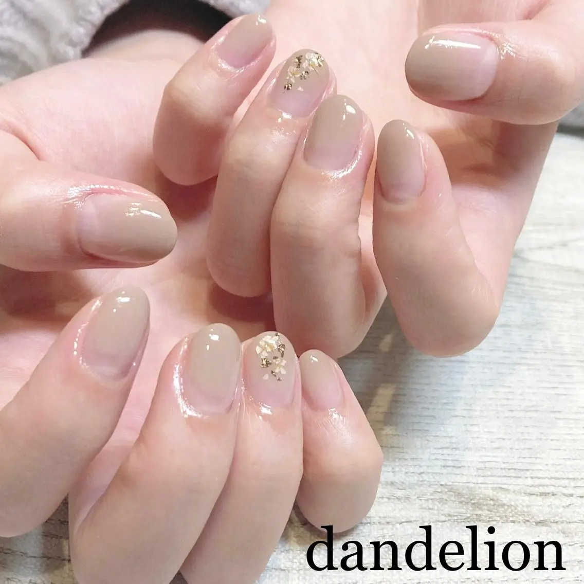ネイル ハンドネイル ハンドケア dandelion ダンデライオンのネイルデザイン