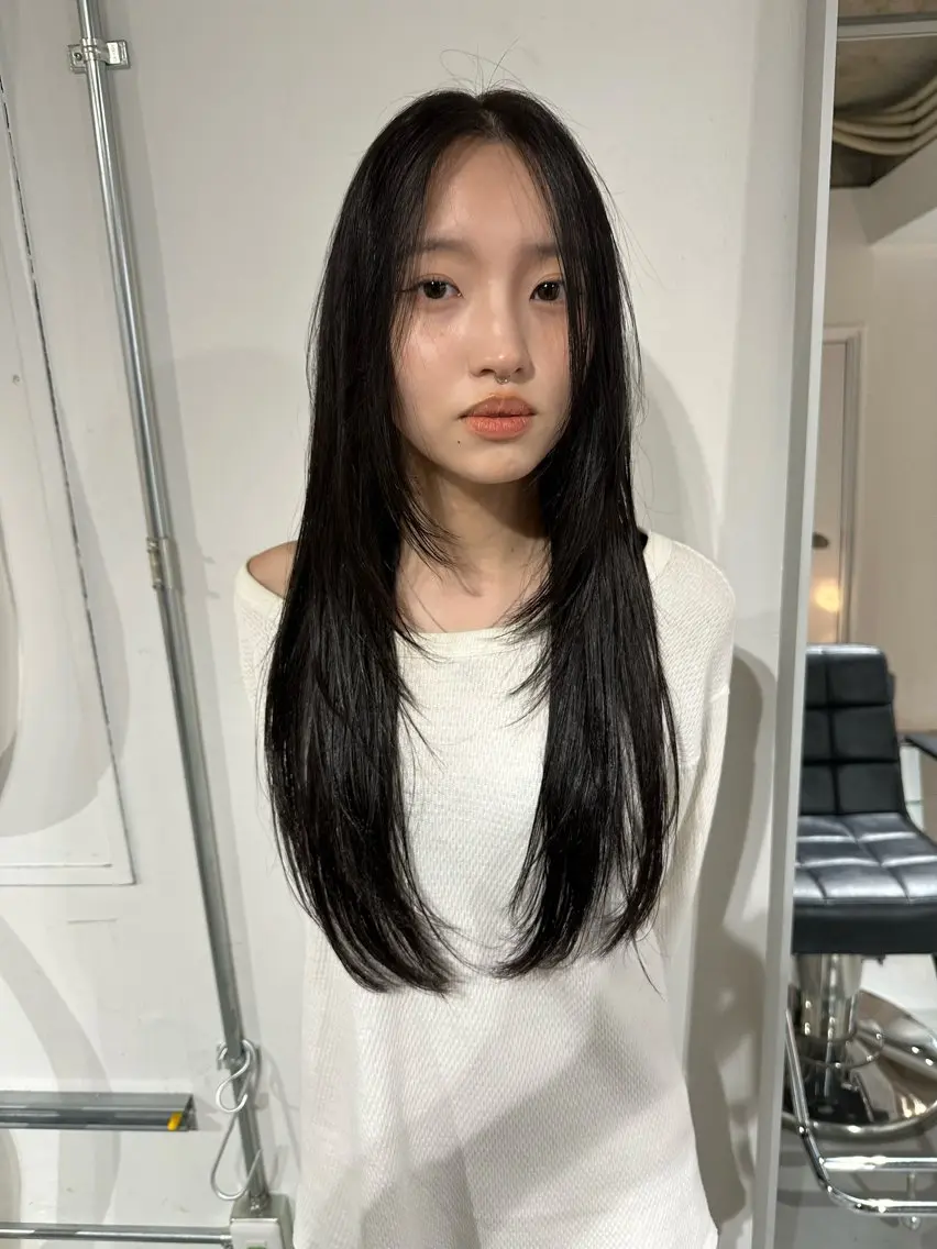 ロング カラー natsumi zenshoのヘアスタイル