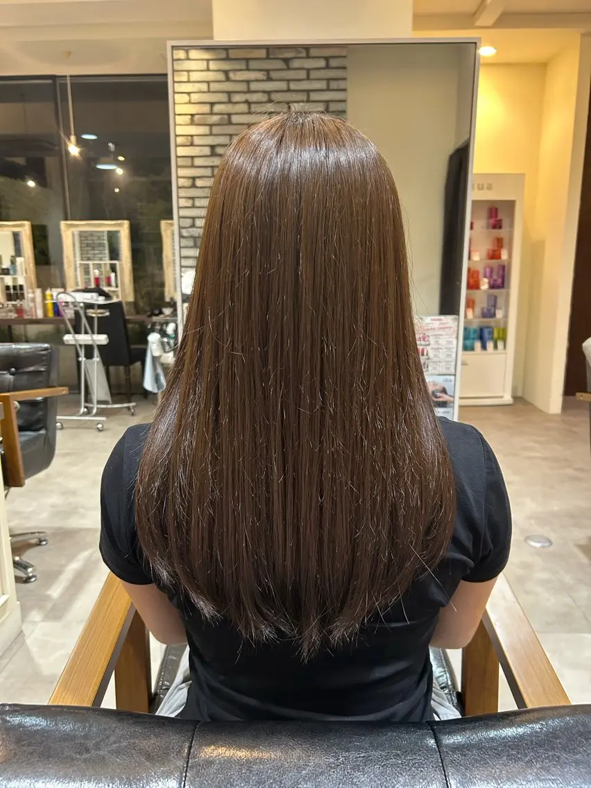 ロング カラー hirano harukaのヘアスタイル