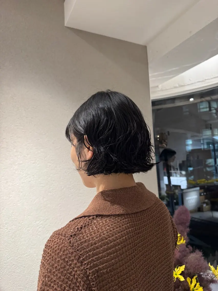 ショート パーマ くせ毛風パーマ🪡 hikariのヘアスタイル