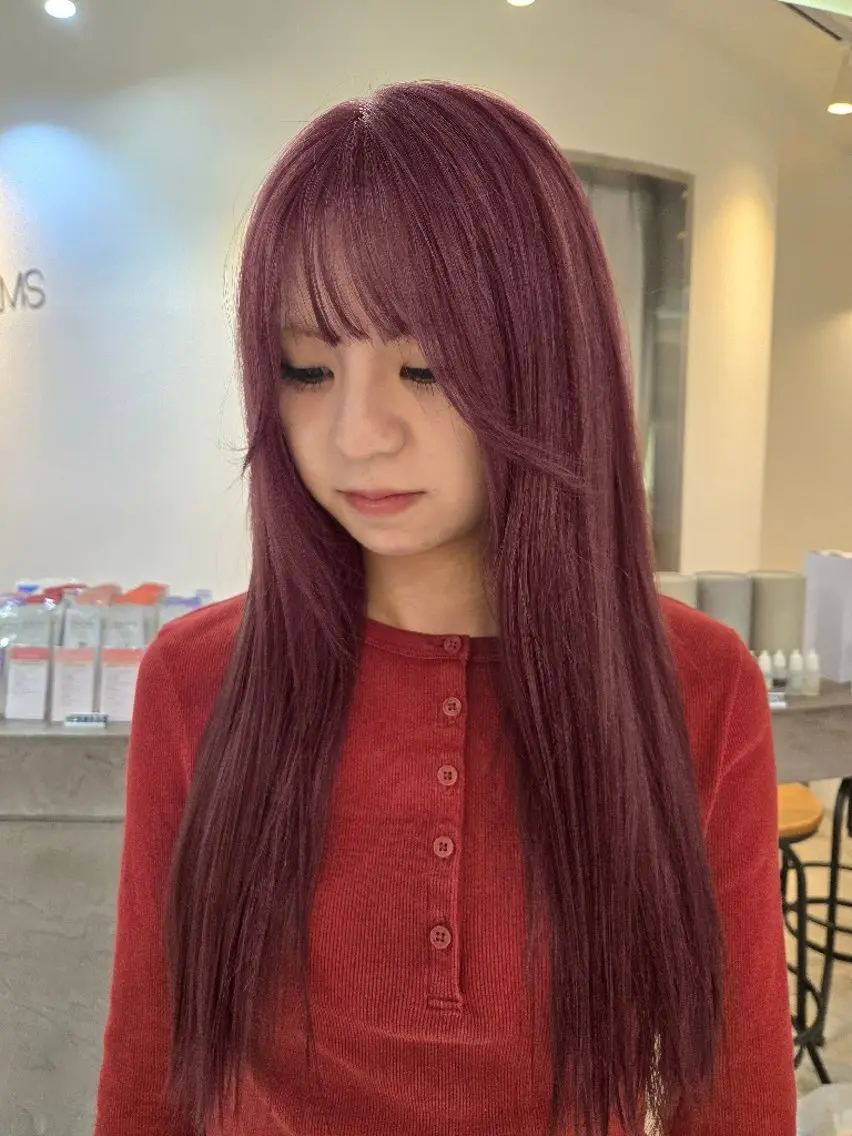 ロング ヘアカラー 柏Perm/UC HIBORINAMIのヘアスタイル