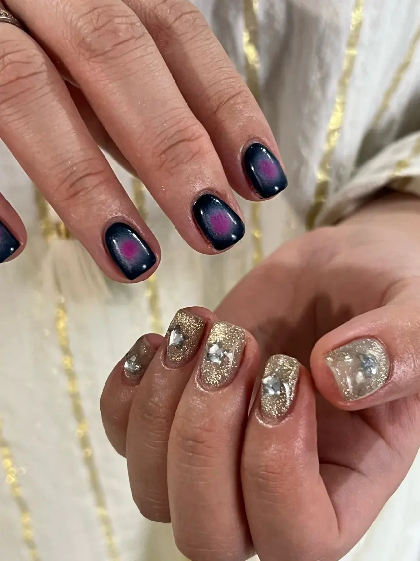 ネイル ハンドネイル Hata nail 🎀個性派ニュアンスのネイルデザイン